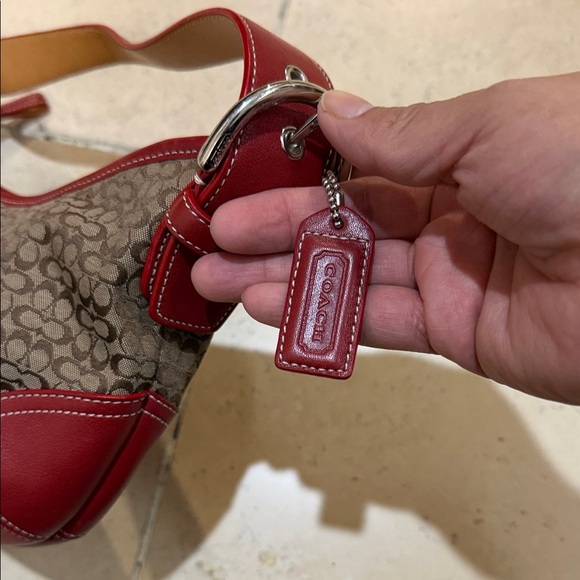 Vintage Y2K Coach Mini Signature Hobo Bag - Picture 2 of 12